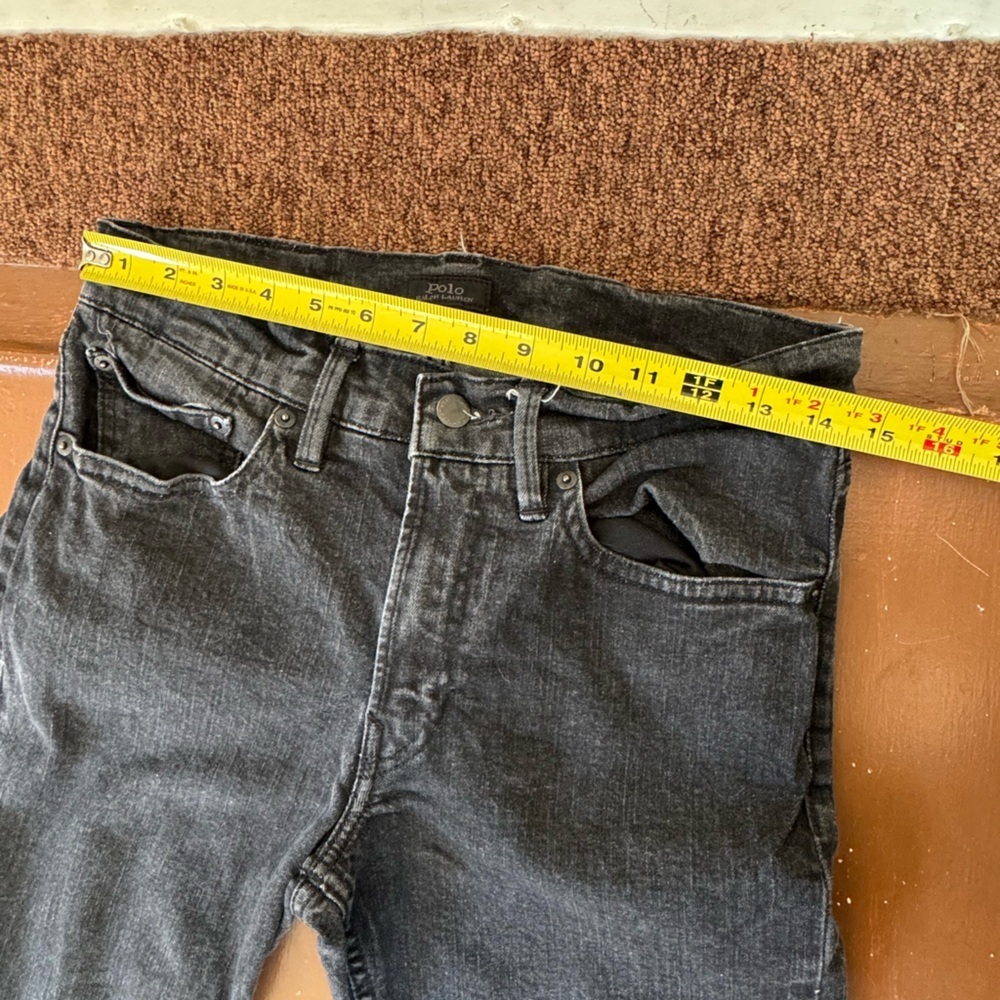 Polo Ralph Lauren black prospect straight jeans. Men’s 30/30 - Picture 7 of 11